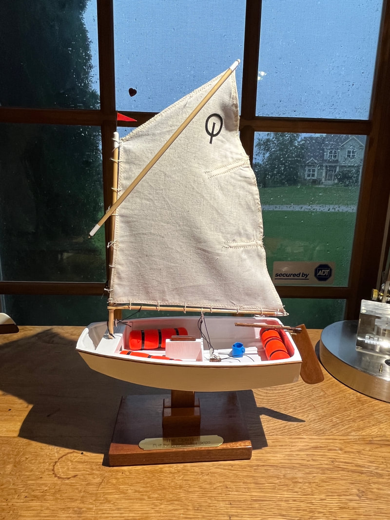 Model of Optimist Sailboat, Optimist Dinghy modelPicture