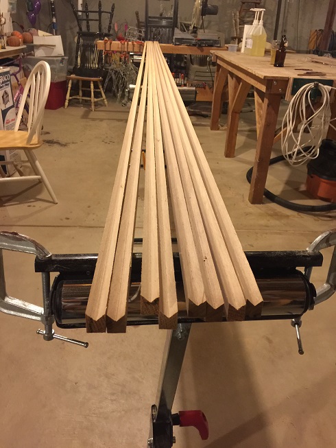 SCAMP mast staves