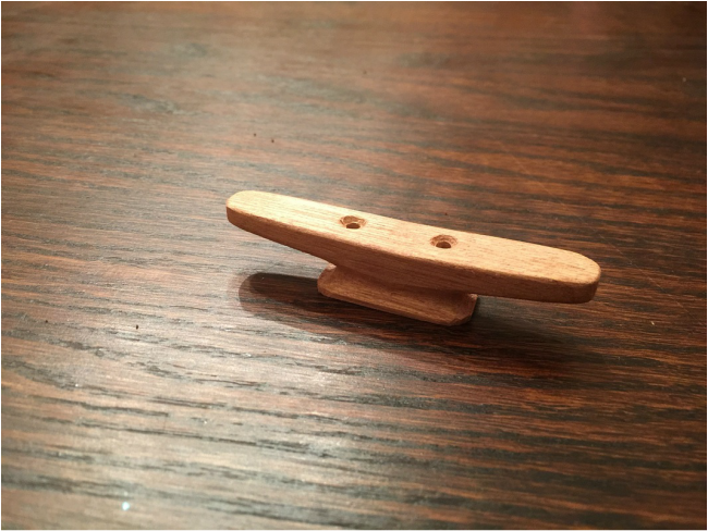 Handmade wooden cleat