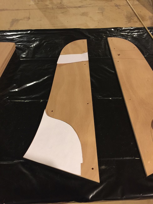 building SCAMP rudder headstock