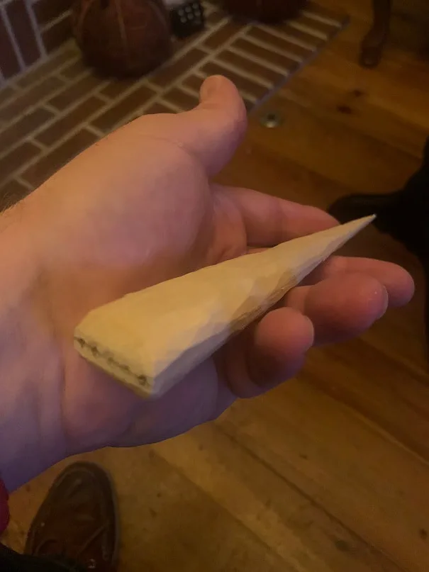 Hand carved tapestry beater