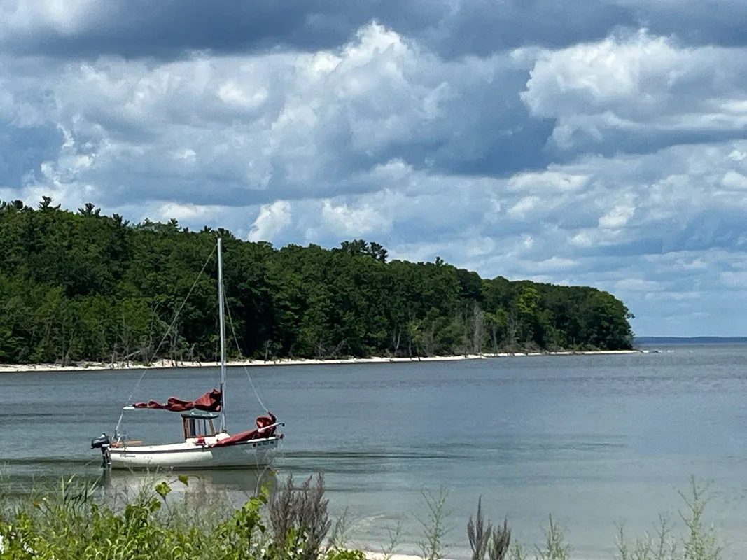 Sailing to Chambers Island, Door County