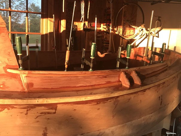 SCAMP Sailboat cockpit coaming cap