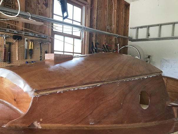 SCAMP Cabin top roof fiberglass