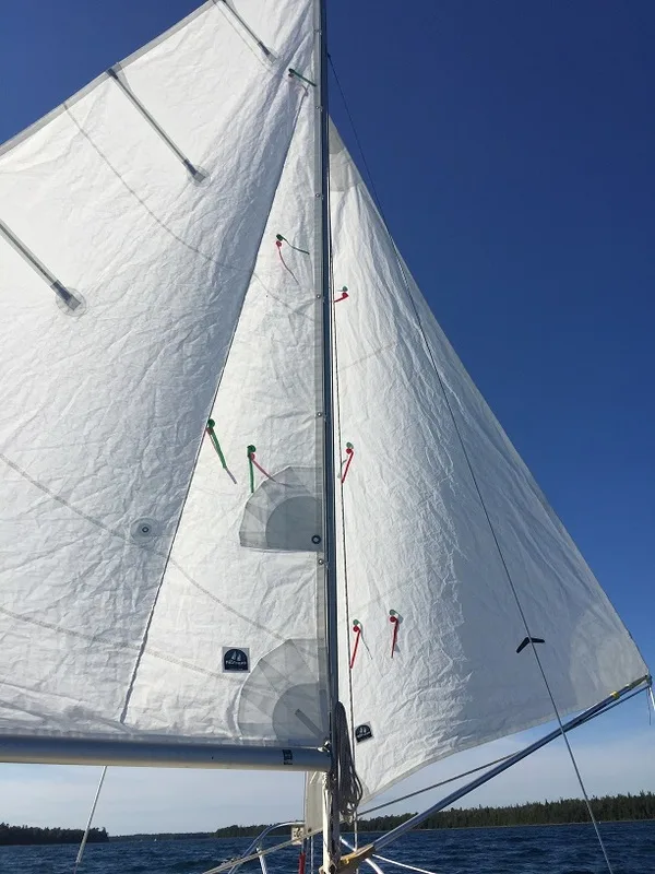 Sailing to Les Cheneaux Islands