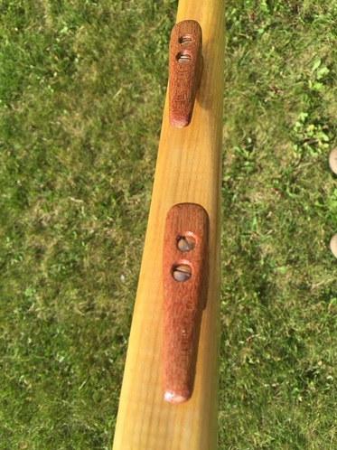 Handmade wooden jam cleats