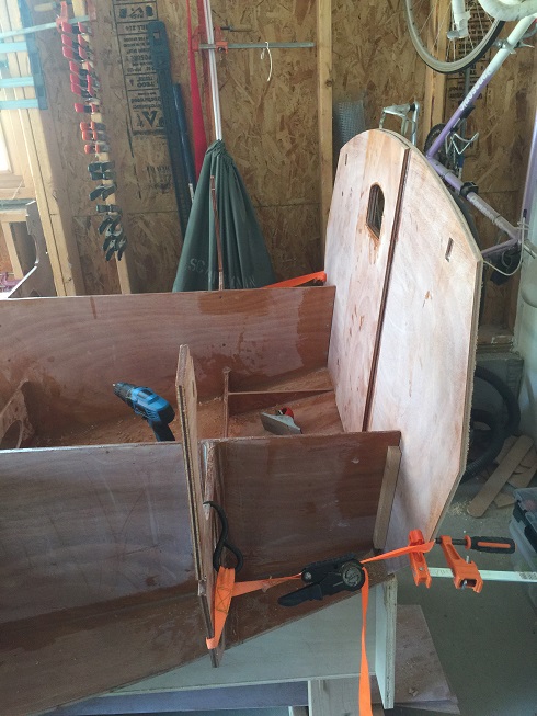 Dry fit of Scamp Transom