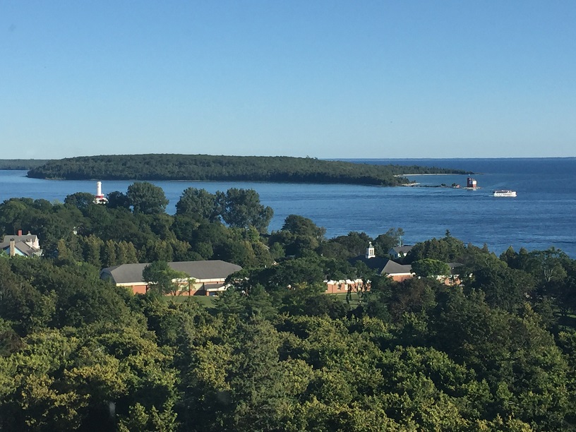View from the Cupola Grand Hotel Mackinac